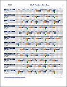 Rotation Schedule Template