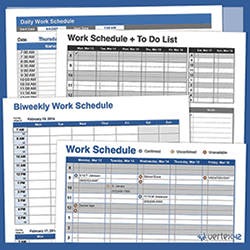 Thumbnail - Biweekly Work Schedule Template