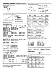 Conversion Factor Table