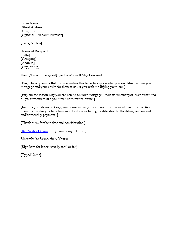 Letter Of Employment Template For Mortgage - Cover Letter