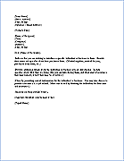 Formal letter sample