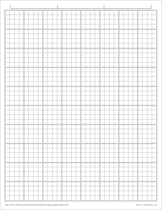 Printable Graph Paper Templates for Word