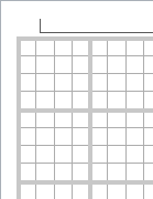 Graph Paper 1/4 Inch Grid