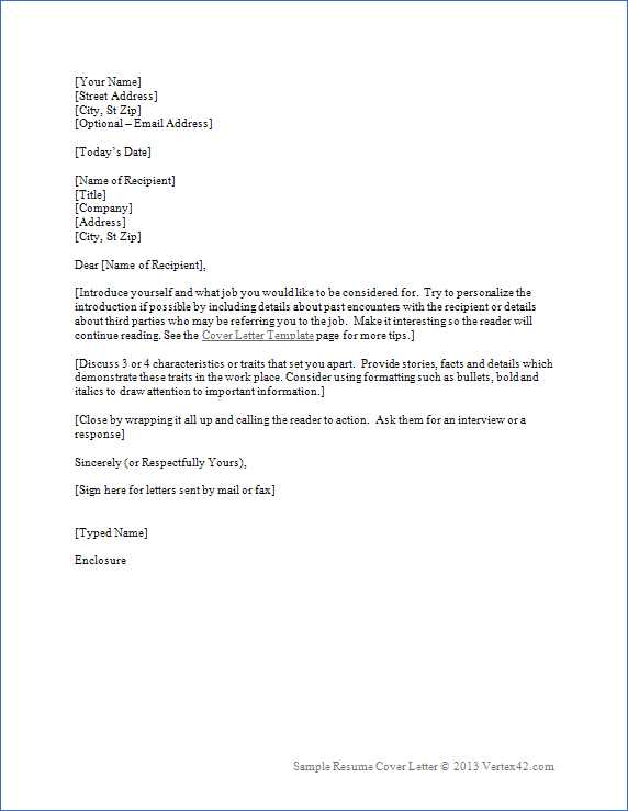 Simple Cover Letter Cover Letter Template Editable Cover