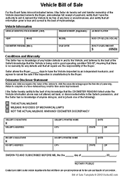 Thumbnail - Bill of Sale Template