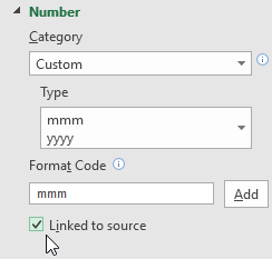 Chart Axis Custom Number Format - Linked to Source