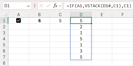 Growing Array of Random Numbers