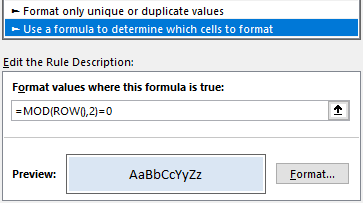 yes no conditional formatting excel 2016 row