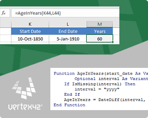 compute age from birthday excel for mac error