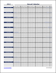 Thumbnail - Annual Calendar