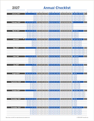 Thumbnail - Annual Checklist