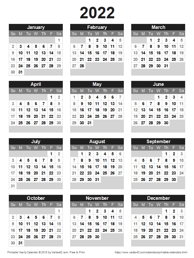 Free Printable Calendar - Printable Monthly Calendars