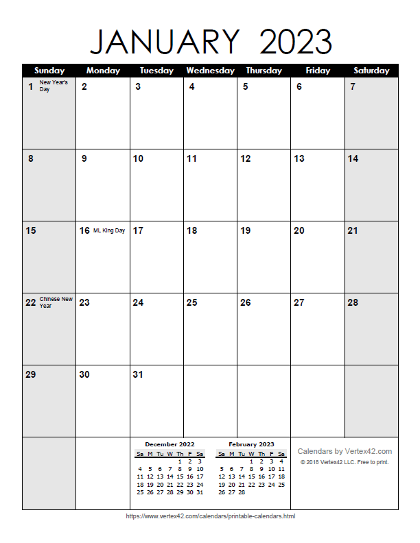 Free Printable Calendar - Printable Monthly Calendars
