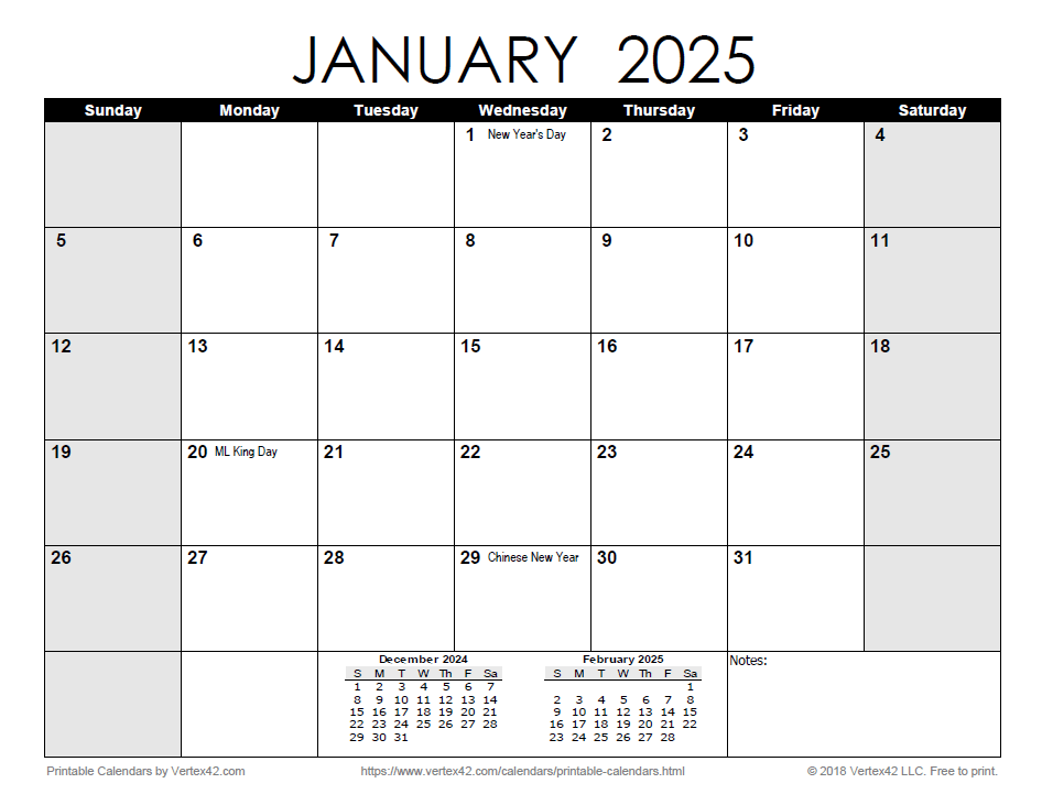Free Printable Calendar - Printable Monthly Calendars
