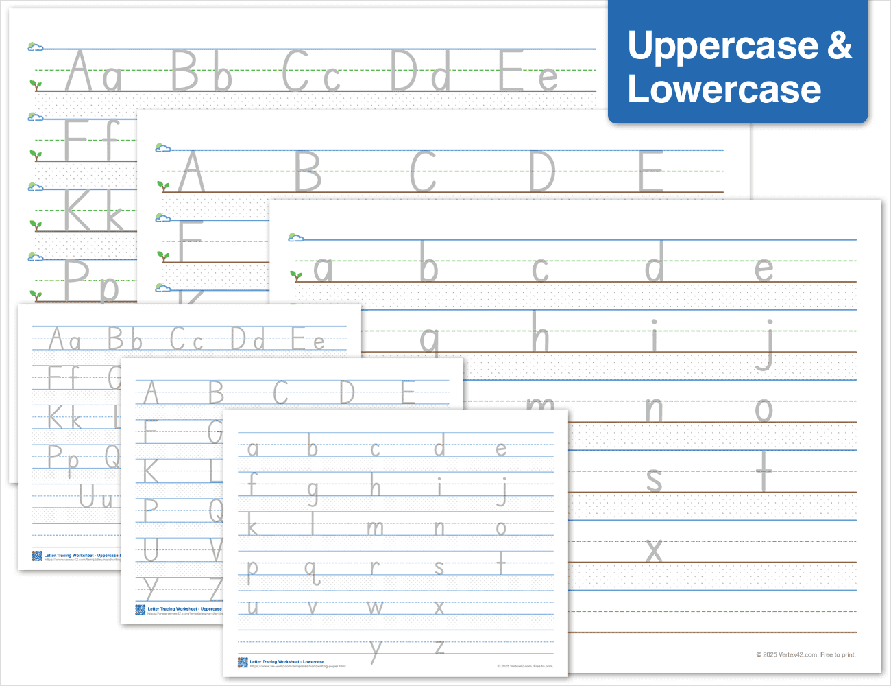 Alphabet Letter Tracing Worksheets