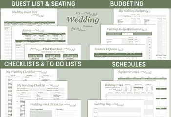 Wedding Planning Excel Spreadsheet Bundle Wedding Planner for Your